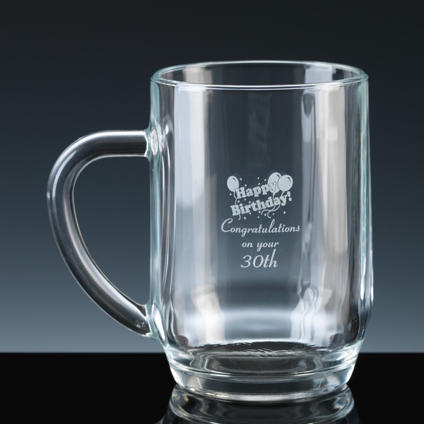 Crystal Gifts 1 Pint Tankard Birthday 30th, Single, Silver Boxed