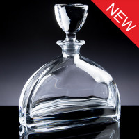 Modern Diplomat 0.6L Crystal Decanter, Satin Boxed