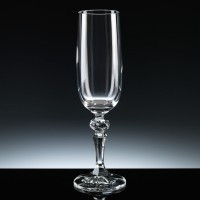 Mirelle 6oz Champagne Flute, Single, Satin Boxed