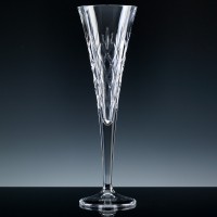 Inverness Crystal Traditional Panelled 24% Lead Crystal 6oz Conical Champagne Flute